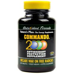 Nature's Plus Commando® 2000 Fórmula Antioxidante - 60 Tabletes