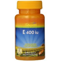 Vitamina E 400 UI Thompson - 60 Cápsulas em Gel: Saúde e Bem-Estar para Você