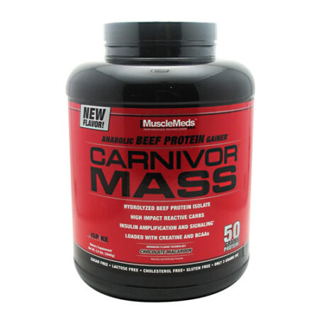 MuscleMeds, Carnivor Mass Proteína Animal - Chocolate Macaroon - 2640g (5,6 lbs)