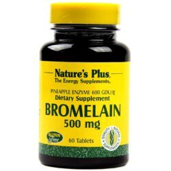 Nature’s Plus Bromelina 500 mg – 60 Tabletes: Enzima Digestiva Natural para o Brasil