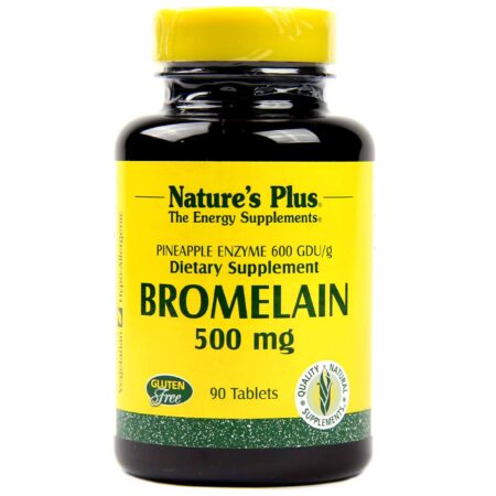 Nature's Plus, Bromelina 500 mg - 90 Tabletes