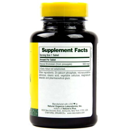 Nature's Plus, Bromelina 500 mg - 90 Tabletes - Image 2