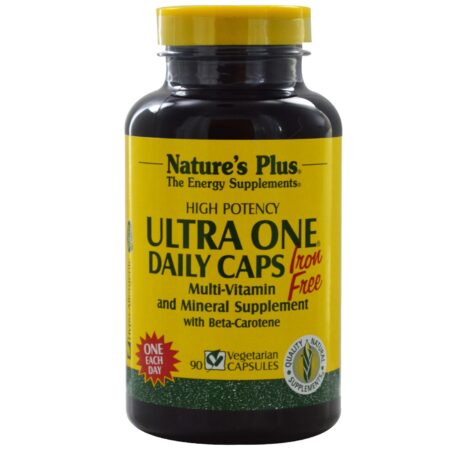 Nature's Plus, Ultra One® - Sem Ferro - 90 Cápsulas Vegetarianas