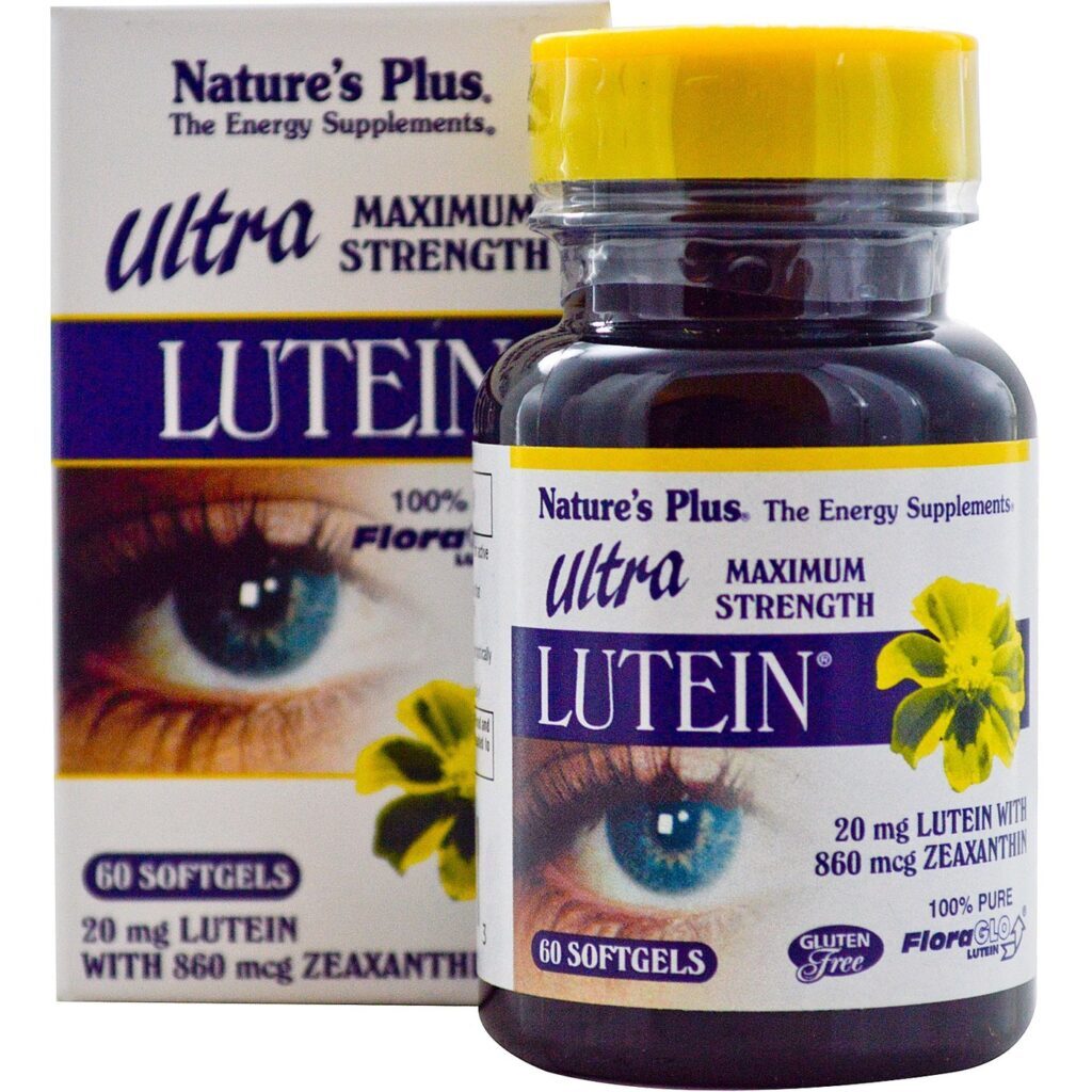 Nature's Plus Ultra Luteína 60 Cápsulas Gel para Saúde Ocular