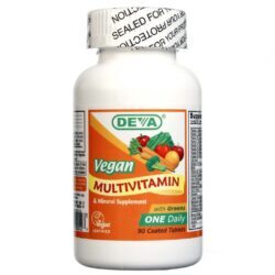 Deva Multivitamínico e Mineral Vegano com Ferro - 90 Tabletes | Saúde Diária
