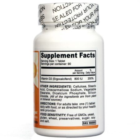 Deva Vitamina D Vegana 800 UI - 90 Tabletes: Saúde Óssea e Imunidade Vegana - Imagem 2