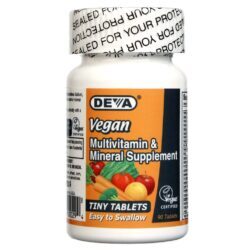 Deva Multivitamínico e Mineral Vegano - 90 Tabletes para Vitalidade e Bem-Estar