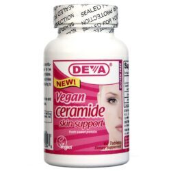 Deva® Suporte Vegano Pele com Ceramida – 60 Tabletes: Saúde e Vitalidade