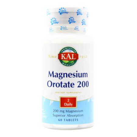 Kal, Orotato de Magnésio 200 mg - 60 Comprimidos