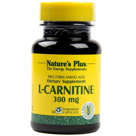 Nature's Plus L-Carnitina 300 mg 30 Cápsulas Vegetarianas