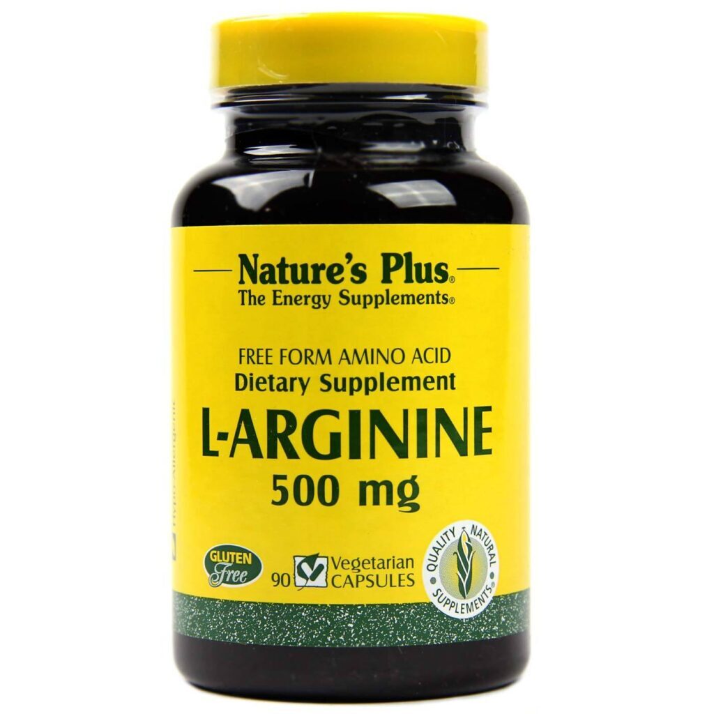 Nature's Plus L-Arginina 500 mg - 90 Cápsulas Vegetarianas: Energia e Vitalidade