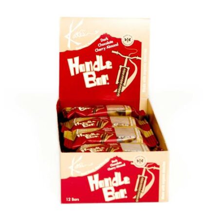 Kate's Real Food Handle Bar, Amêndoa de cereja com chocolate escuro - 12 - 2.2 oz Barras