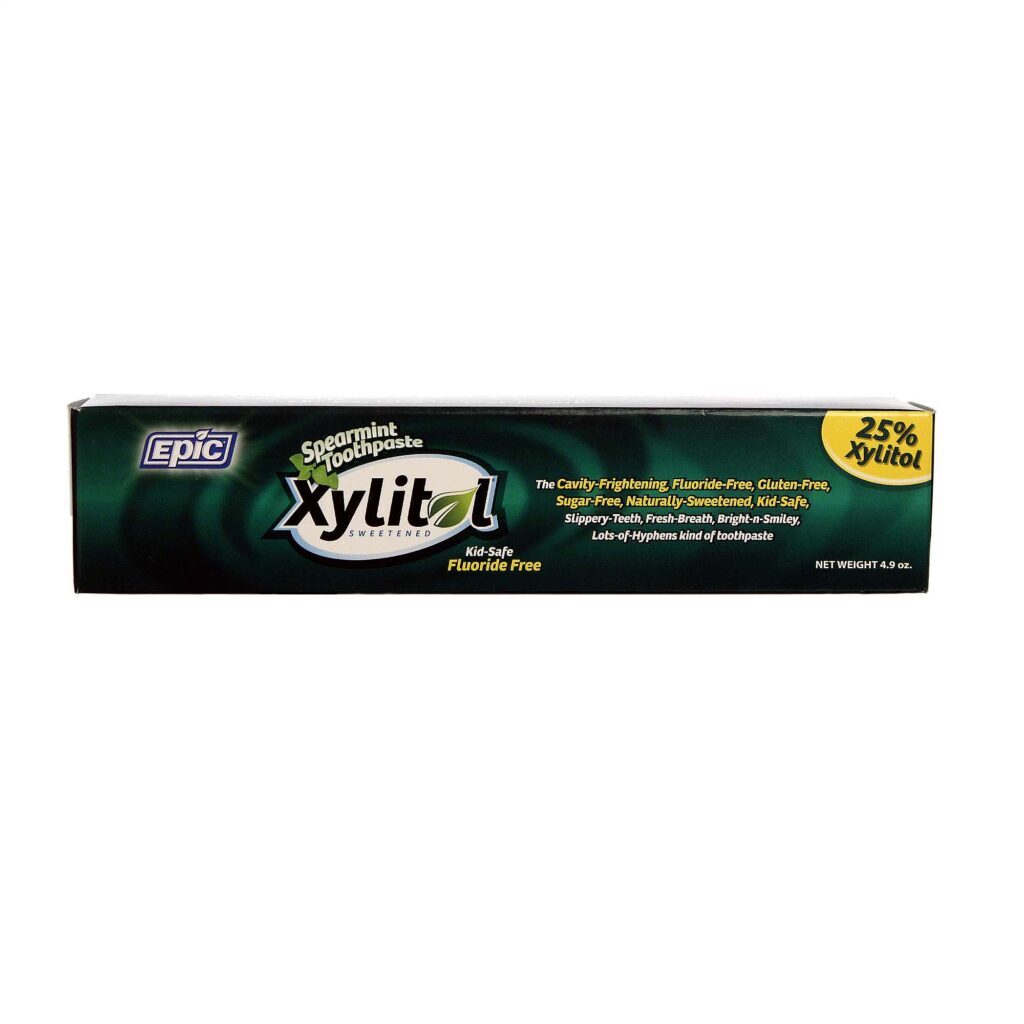 Epic Dental Creme Dental Xilitol Sem Flúor Hortelã 139g - Higiene Bucal Refrescante