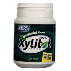 Epic Dental Goma de Mascar Xylitol Hortelã - 50 Unidades: Saúde Bucal Refrescante
