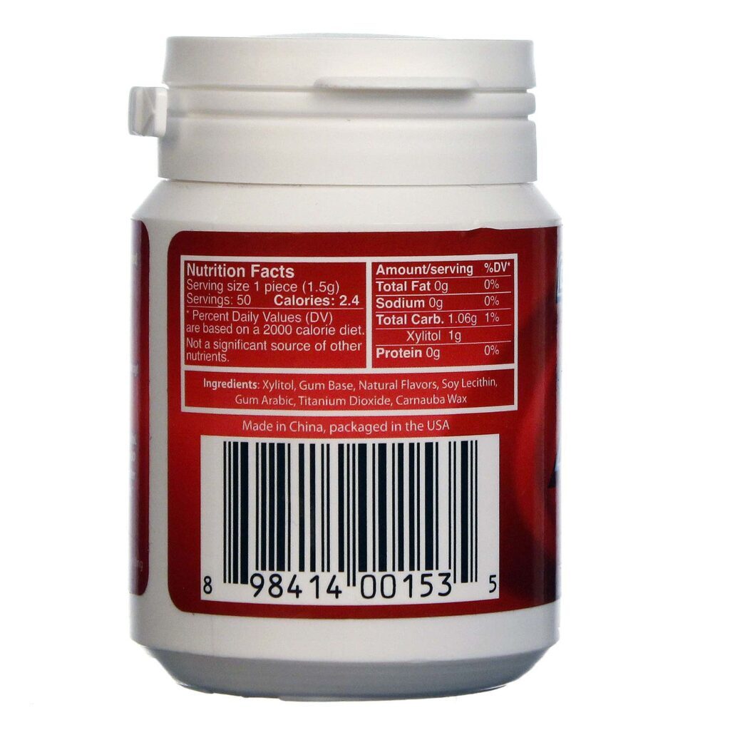Goma de Mascar Xylitol Epic Dental Canela 50 unidades: Higiene Bucal e Hálito Fresco - Imagem 2