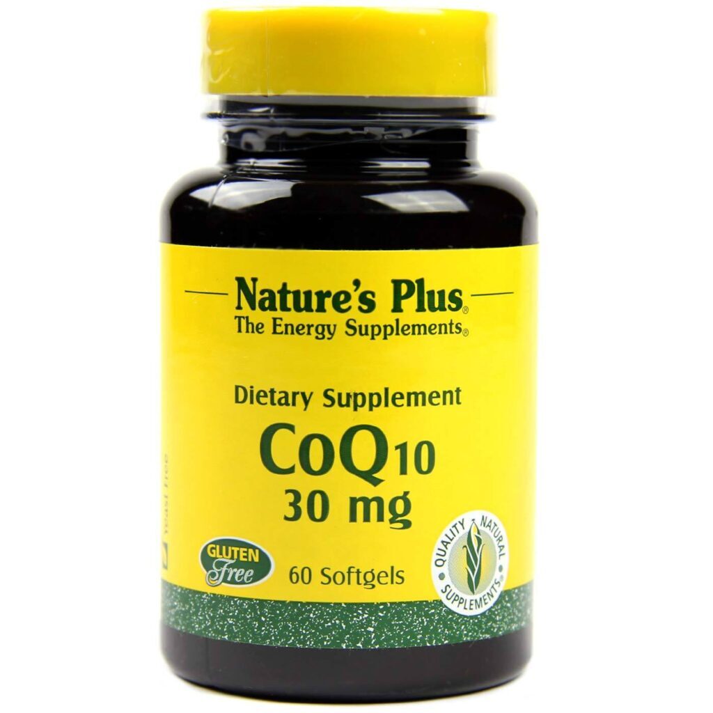 Nature's Plus Coenzima Q10 60 Cápsulas Gel - Energia e Vitalidade Antioxidante