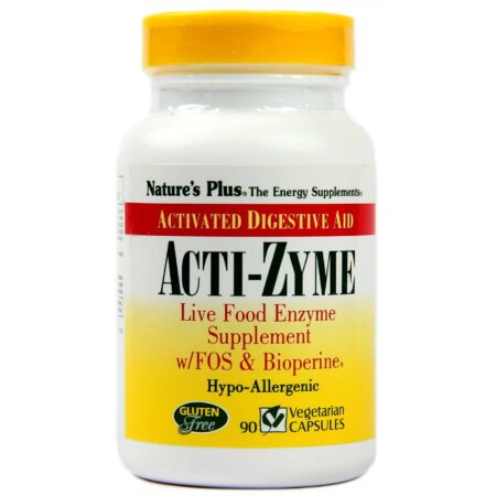 Nature's Plus, Acti-Zyme - 90 Cápsulas Vegetarianas