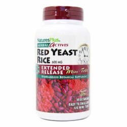 Nature's Plus Levedura de Arroz Vermelho - 120 Tabletes: Saúde Cardiovascular e Bem-Estar