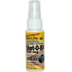 Nature's Plus Shot-O-B12 Spray 59.14 ml: Energia e Bem-Estar Completo