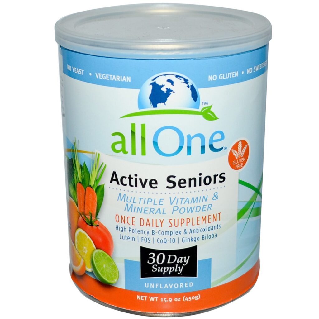 All One Idosos Activos Unflavored 15,9 oz (30 Doses Diárias) - Sua Fonte Completa de Vitalidade