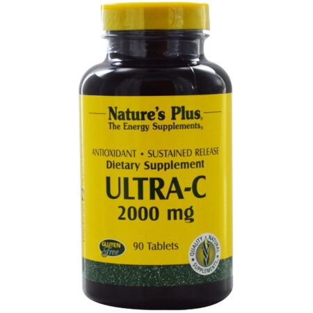 Nature's Plus, Ultra C 2000 com Rosa Mosqueta - 90 Tabletes