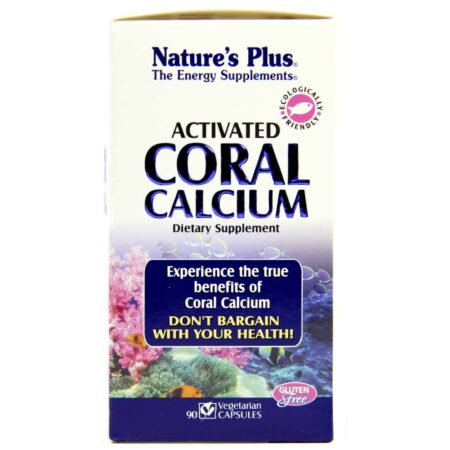 Nature's Plus, Cálcio Coral Ativado 345 mg - 90 Cápsulas Vegetarianas - Image 3