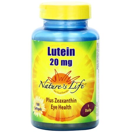 Nature's Life, Luteína 20 mg - 100 Cápsulas