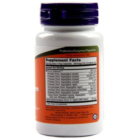 Now Foods Optimal Sistema Digestivo - 90 Cápsulas Vegetarianas: Saúde Intestinal Completa - Imagem 2