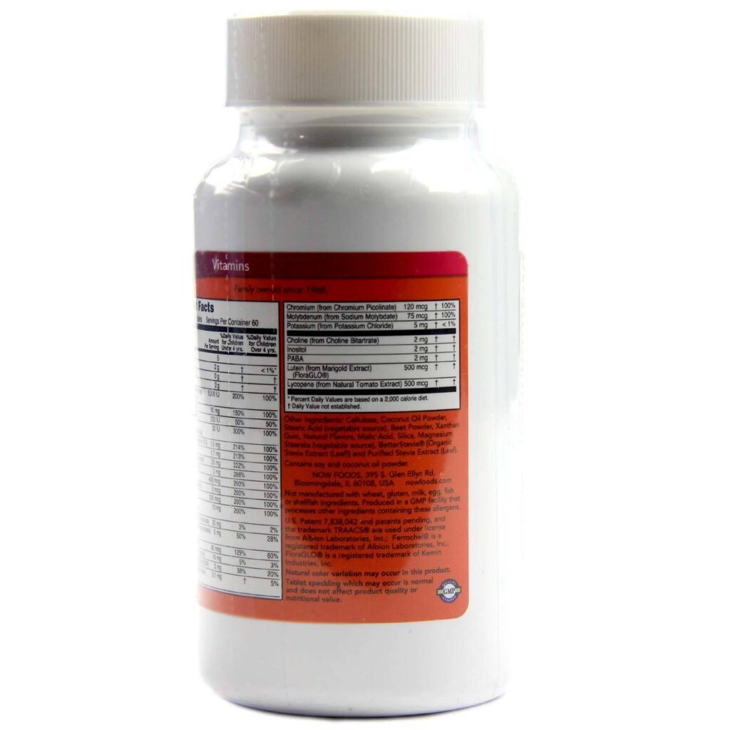 Now Foods Kid Vits Multivitamínico Infantil 120 Mastigáveis - Saúde Essencial - Imagem 3