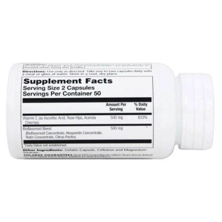Solaray Super Bio-Plex Vitamina C & Bioflavonóides - 100 Cápsulas: Potencial Antioxidante para Sua Saúde - Imagem 3