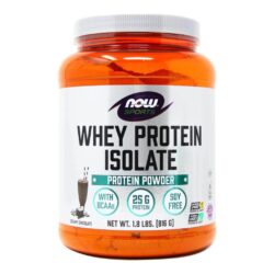 Whey Protein Isolado Chocolate Alemão Now Foods - 816g Puro