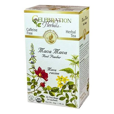 Celebration Herbals Herbal Tea, Chá de Raíz de Maca - 24 Saquinhos de Chá