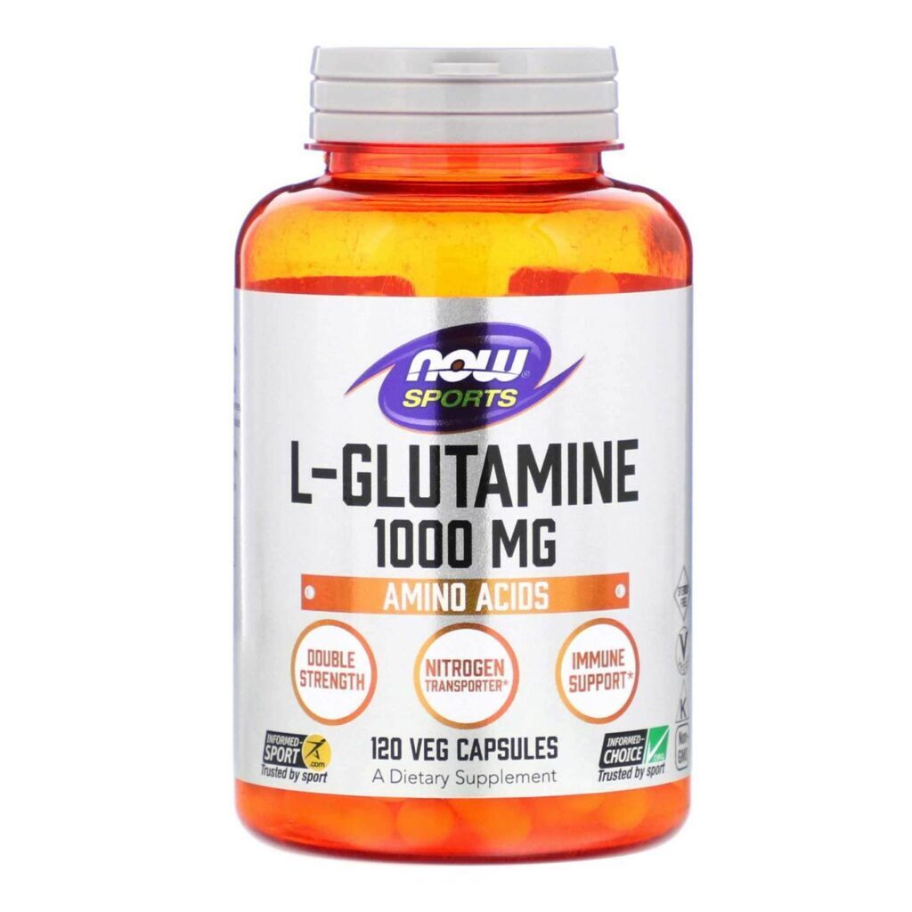 Now Foods L-Glutamina 1000 mg - 120 Cápsulas: Energia e Recuperação Muscular para Você no Brasil