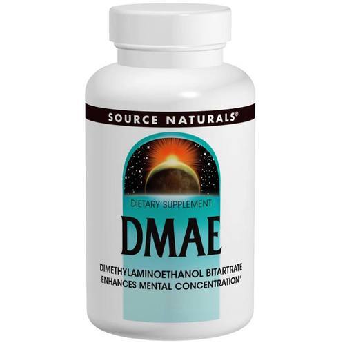 DMAE 351mg Source Naturals 100 Tabletes: Energia e Foco para o Seu Dia a Dia