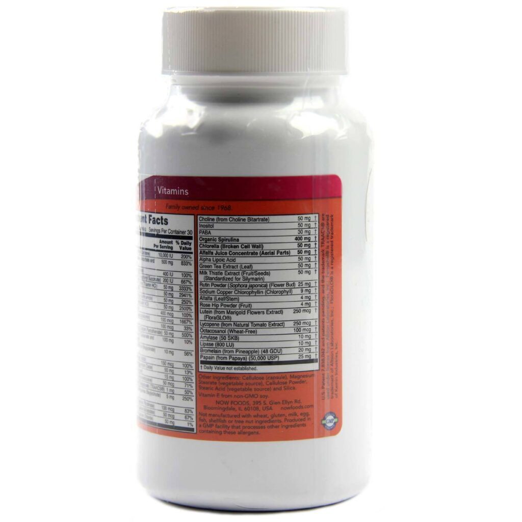 Now Foods Dois Especiais - 120 Cápsulas Vegetarianas: Saúde e Vitalidade para Você - Imagem 3