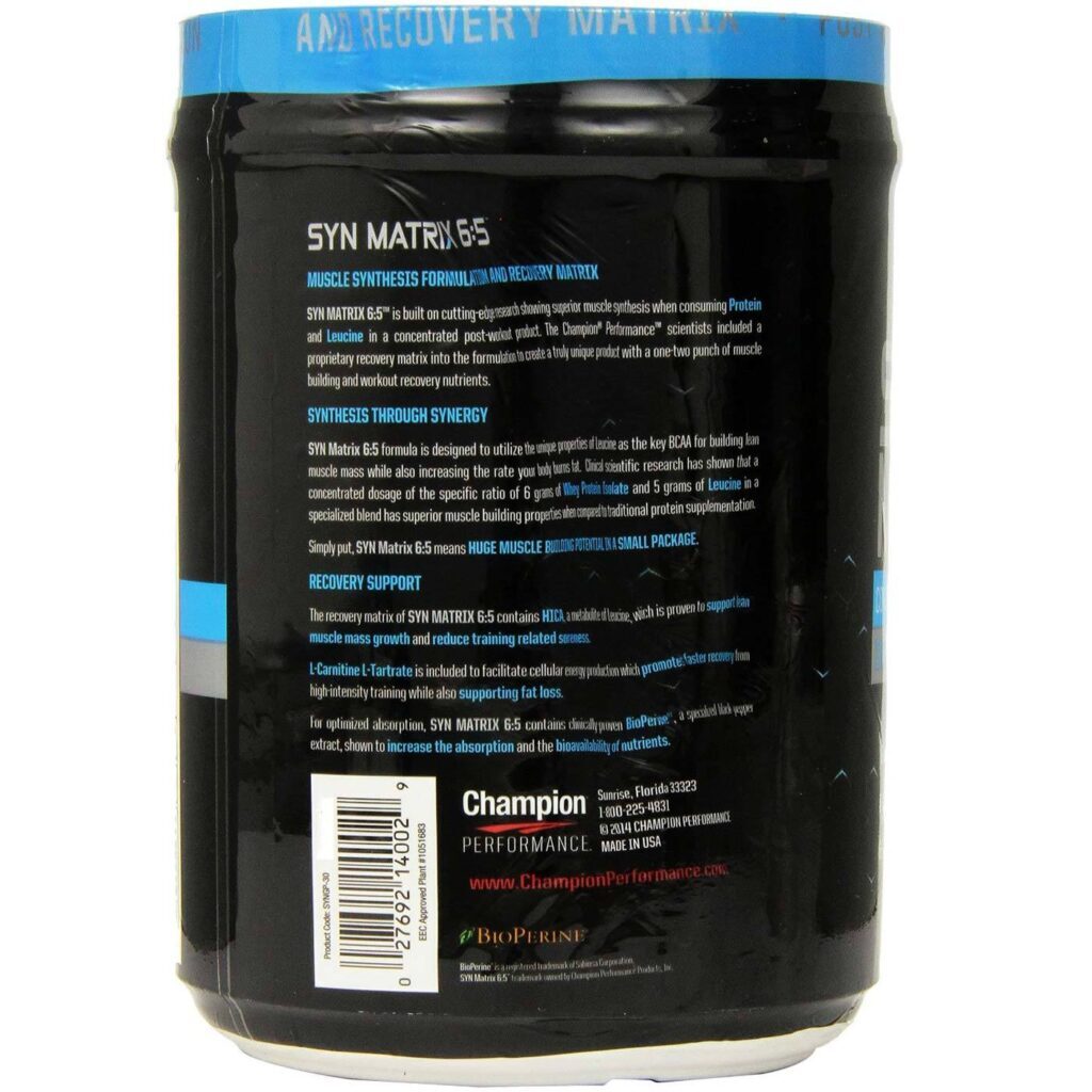 Champion Performance Syn Matrix 6:5, Mix Proteico Culpado - 450g - Imagem 3