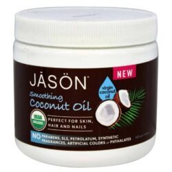 Jason Natural Cosmetics, Smoothing Óleo de Coco Puro - 443 ml: Hidratação Profunda e Maciez para Pele e Cabelos