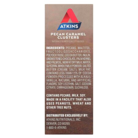 Atkins, Endulge™ Bolinho de Caramelo e Pecan - 5 Pacotes - 30g Pacote - Image 3