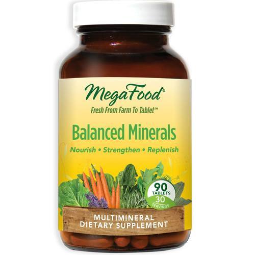 MegaFood Balanced Minerais - 90 Tabletes: Sua Base Nutricional Essencial para o Bem-Estar Geral