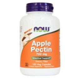 Now Foods Pectina de Maçã 700 mg - 120 Cápsulas: Saúde Digestiva e Detox Natural