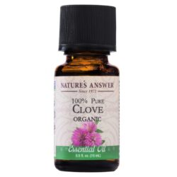 Nature's Answer Óleo Essencial de Cravo Orgânico 15mL - Pureza e Ação Terapêutica