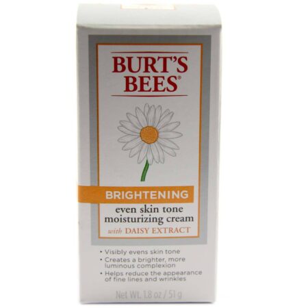 Burt's Bees, Linha Brightening Creme Hidratante de Pele - 51g (1.8 oz)