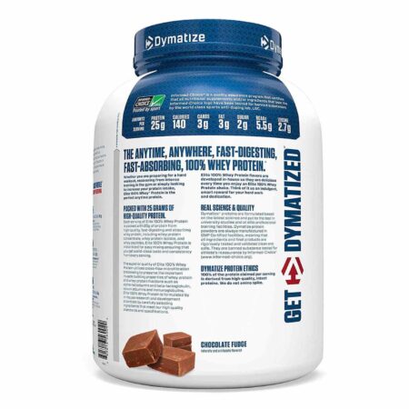 Dymatize Nutrition Elite Whey Proteína, Doce de chocolate - 5 lbs - Image 2