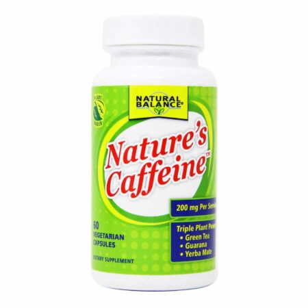 Natural Balance, Nature's Caffeine™ 200 mg - Cafeína da Natureza - 60 Cápsulas Vegetarianas - Image 5