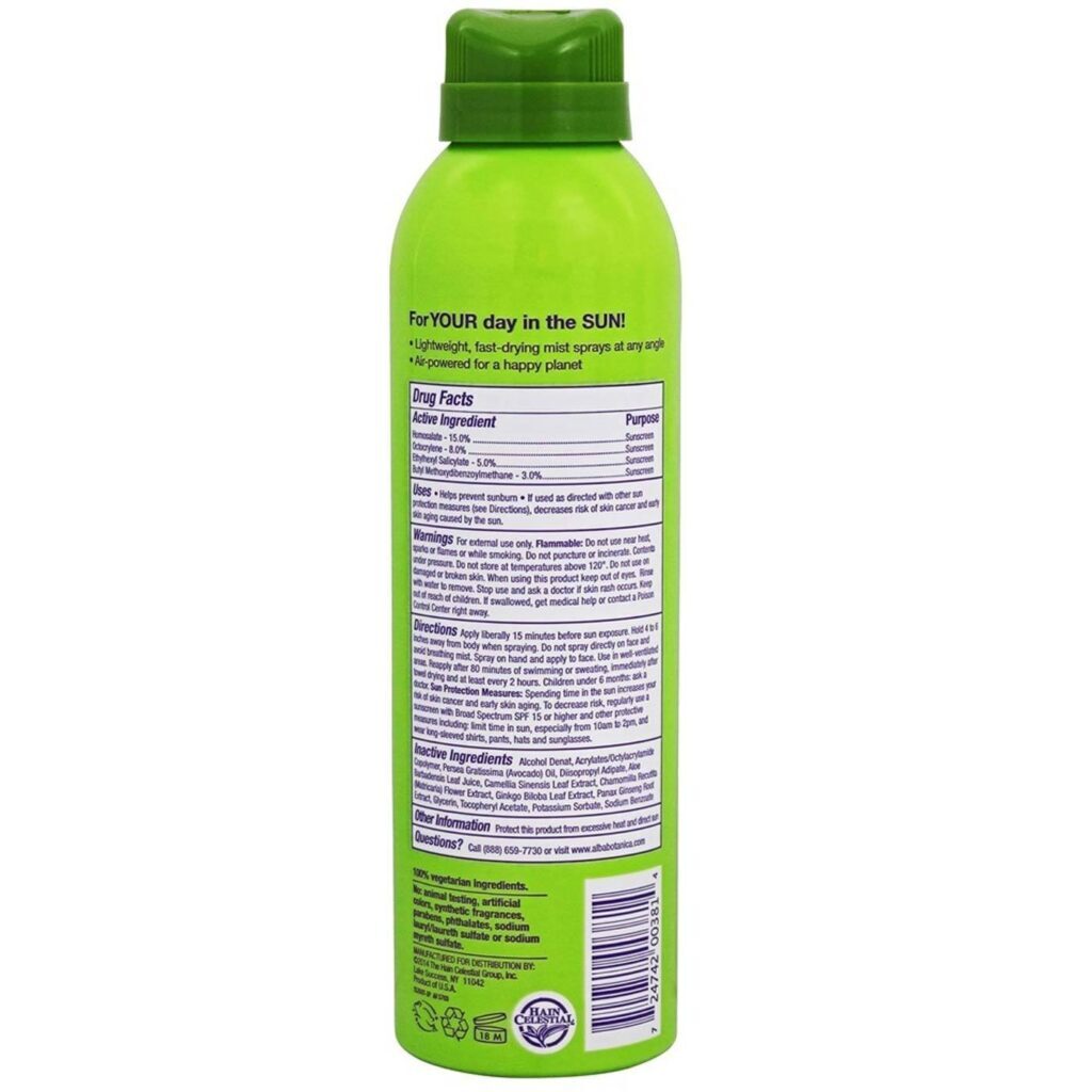 Alba Botanica Spray Protetor Solar Emoliente FPS 50 - Sem Fragrância - 177mL - Imagem 2
