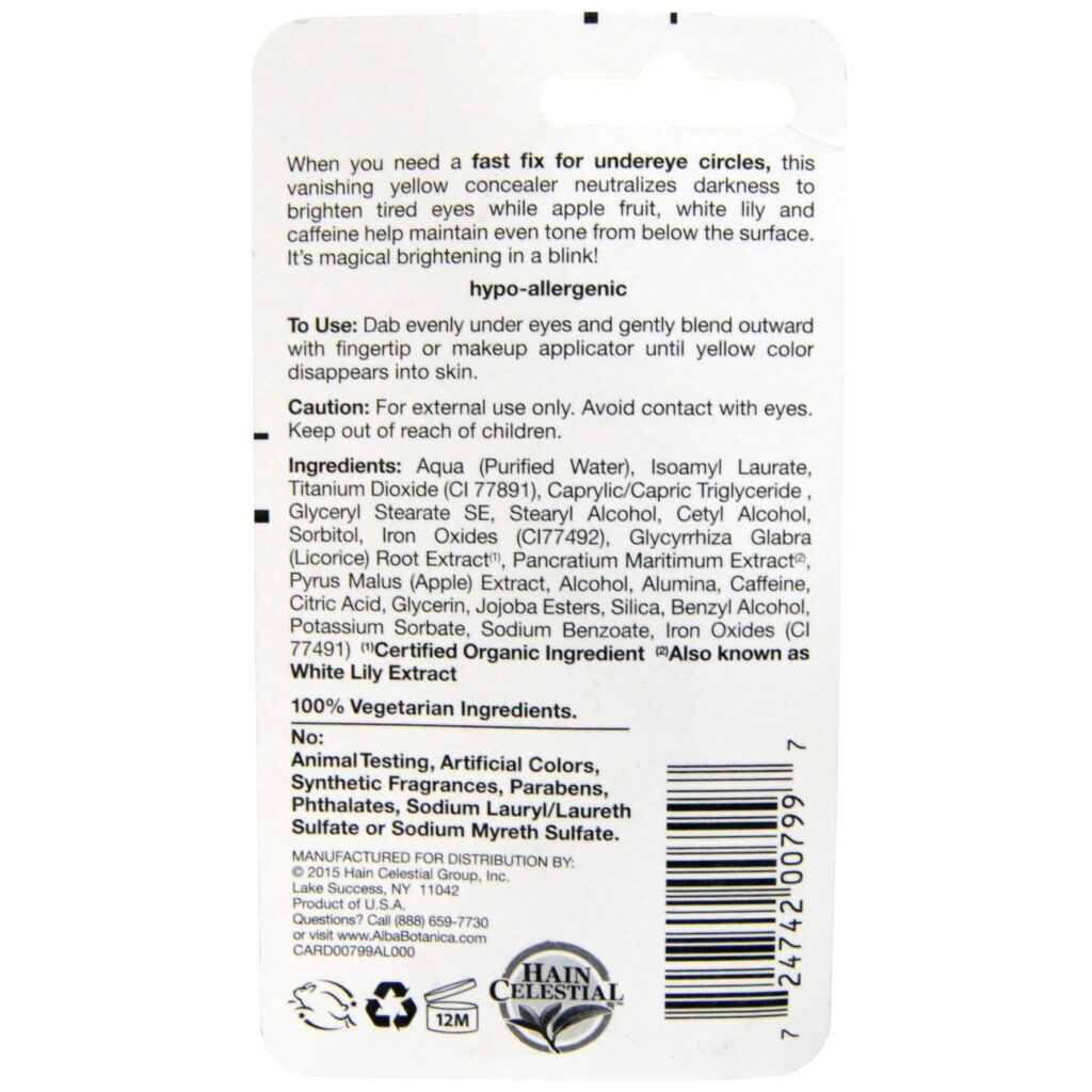 Alba Botanica Fast Fix Corretivo 7g: Cobertura Perfeita e Cuidado Natural - Imagem 2