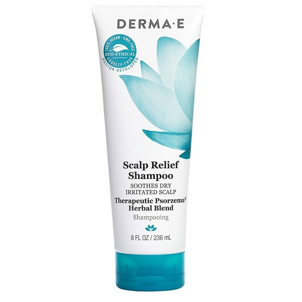 Derma E Shampoo Alívio Couro Cabeludo 236 ml - Cabelos Saudáveis e Livres de Irritação