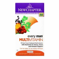 New Chapter Every Man - Multivitamínico Completo com 48 Tabletes para Saúde Masculina