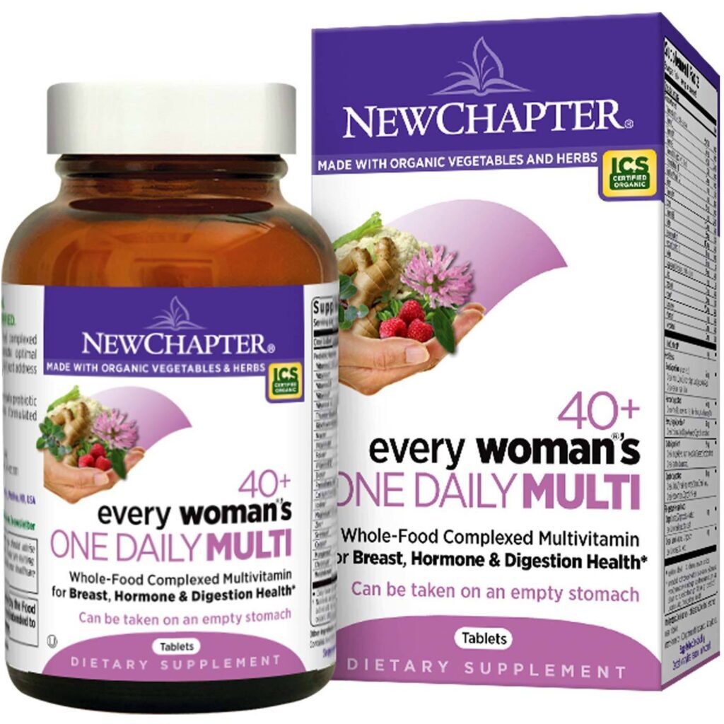 New Chapter Every Woman's 40+ One Daily - 24 Tabletes: Nutrição Essencial para Mulheres Acima de 40 Anos no Brasil