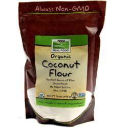Now Foods Farinha de Coco Orgânico 454g - Fibra e Nutrição para sua Cozinha